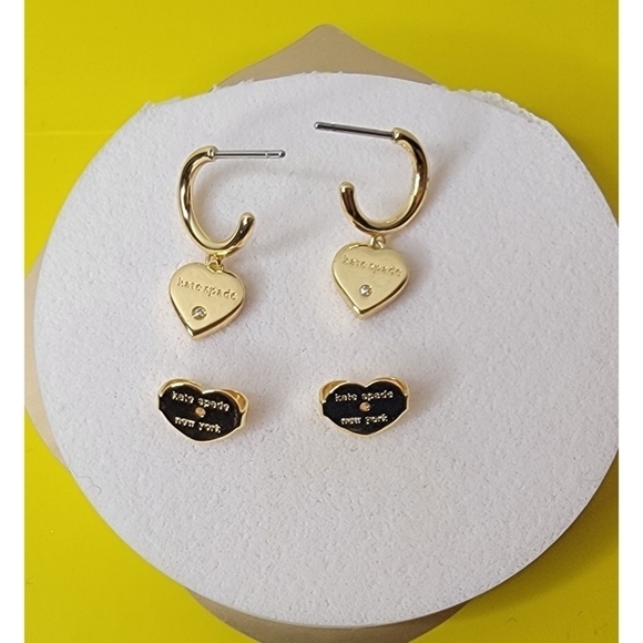 NWT Kate Spade Mother-of-pearl Drop Huggie Hoop Earrings - Picture 5 of 6